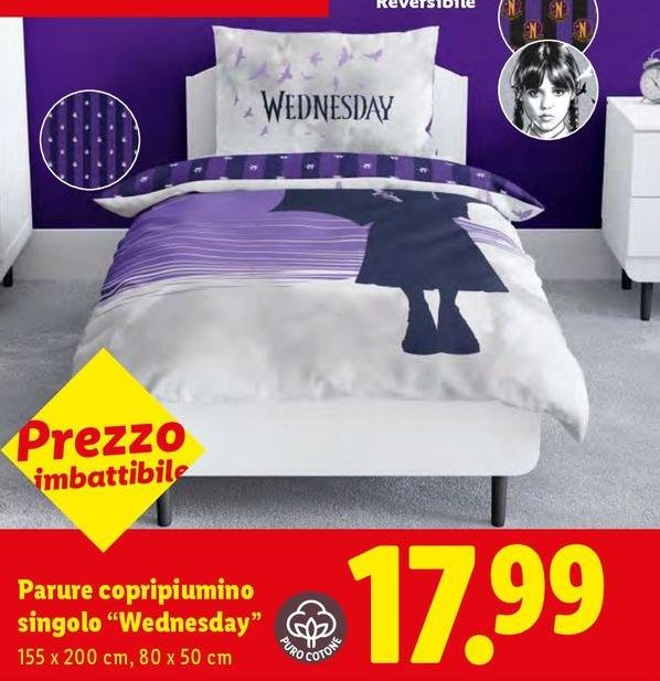 Parure Copripiumino Singolo "Wednesday"