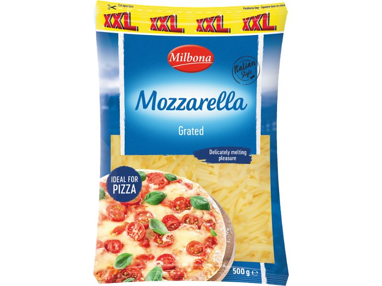 Mozzarella grattugiata XXL