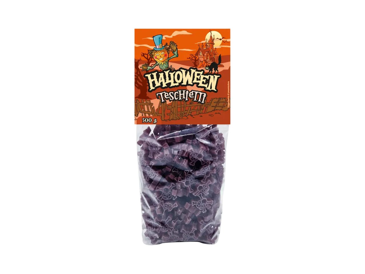 Pasta a forma di teschi