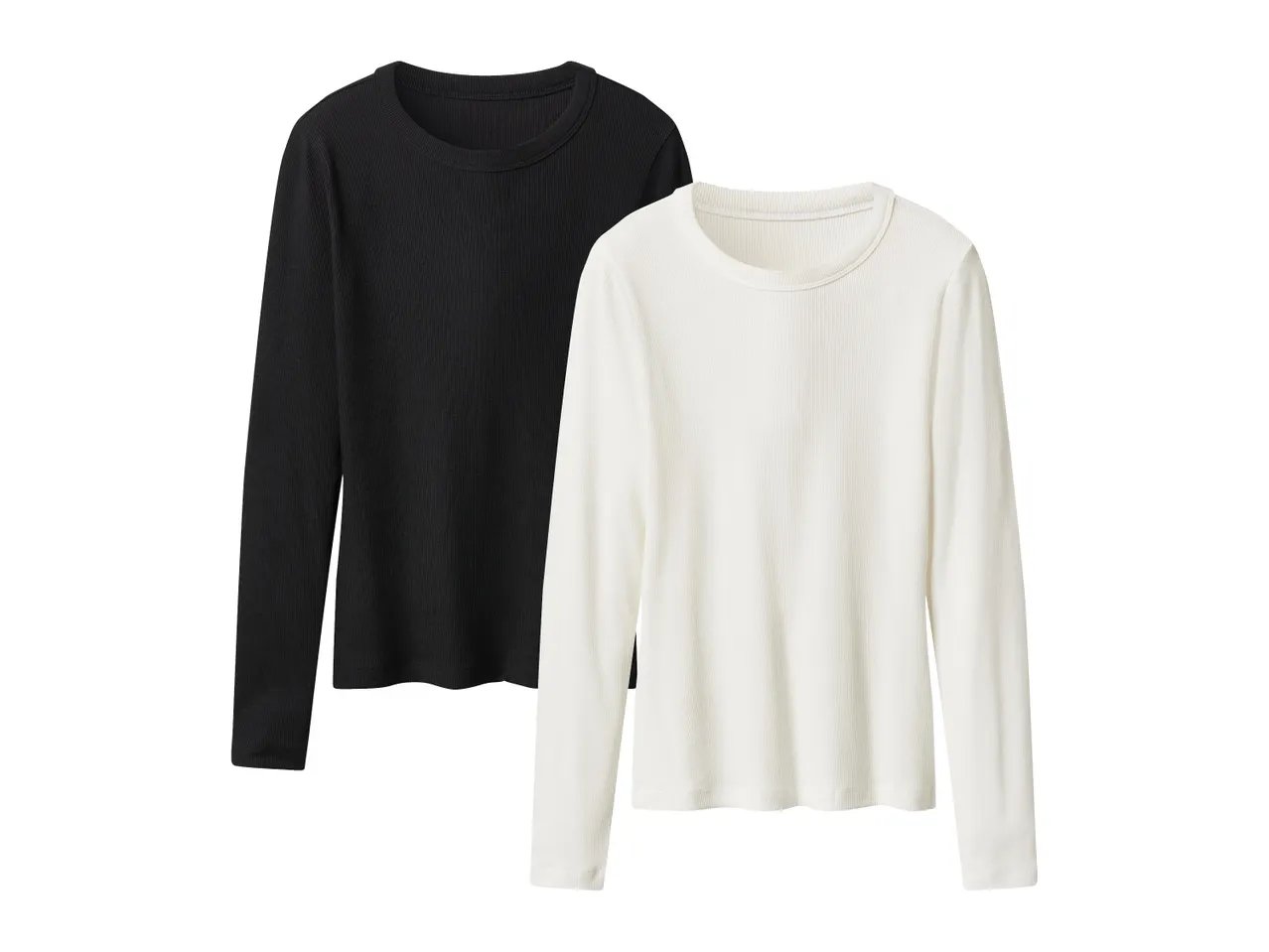 Maglia a maniche lunghe da donna, 2 pezzi