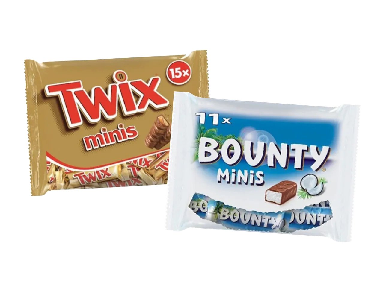 Twix o Bounty Minis