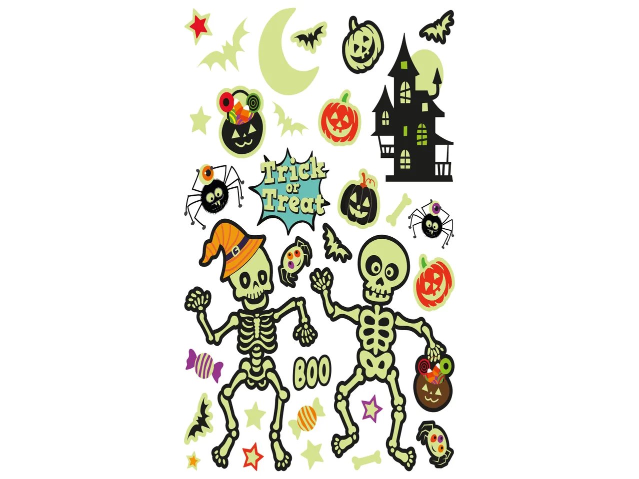 Set adesivi per Halloween