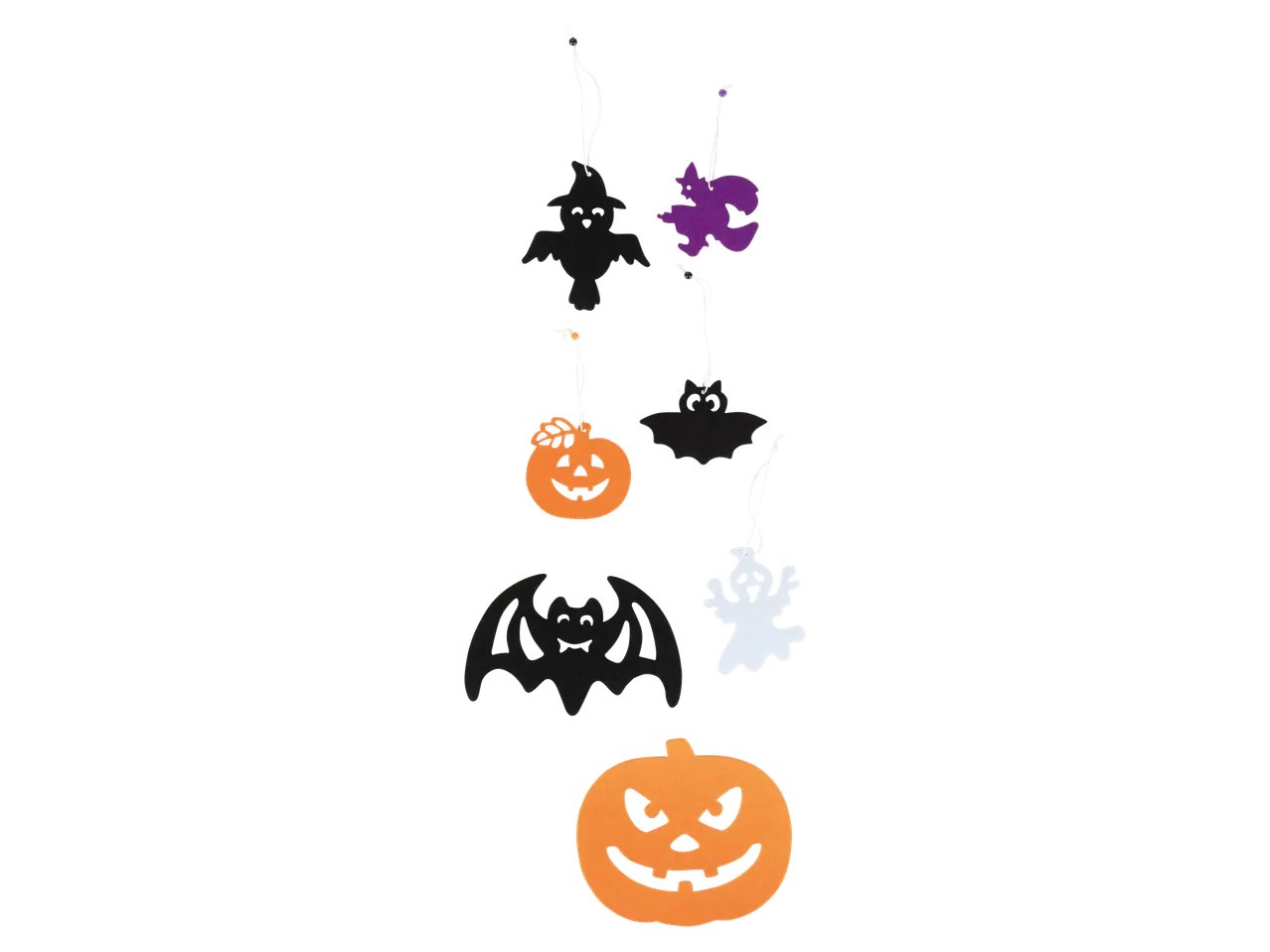 Decorazioni in feltro o ragnatela decorativa per Halloween