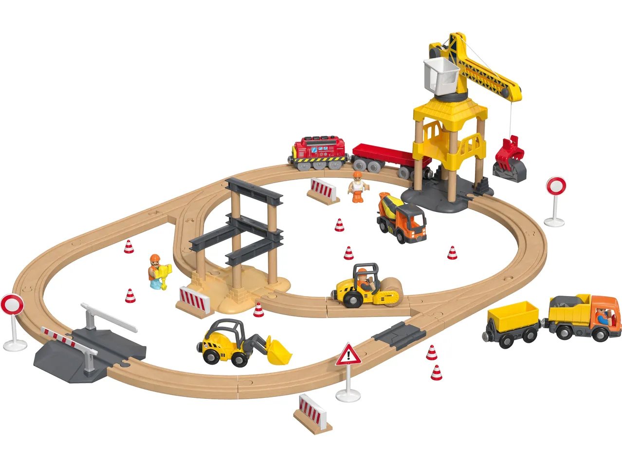 Pista in legno “Luna park o Cantiere”