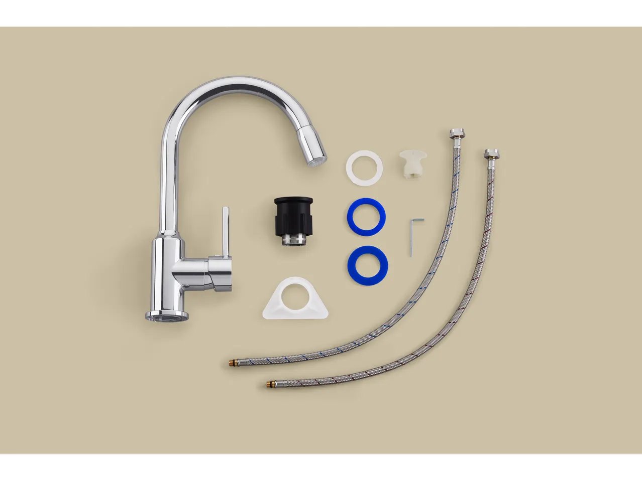 Miscelatore da cucina con LED