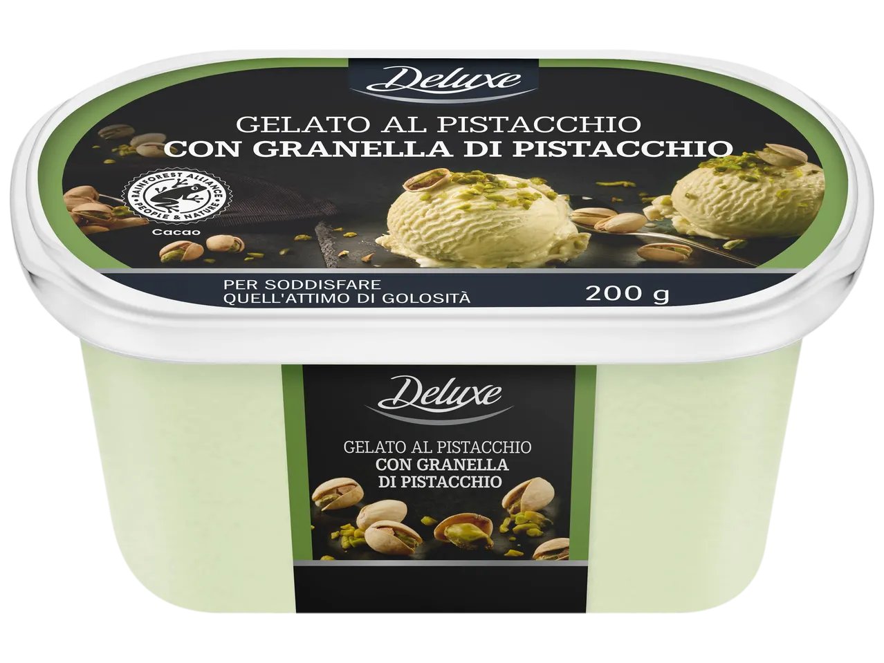 Gelato al pistacchio con granella di pistacchio