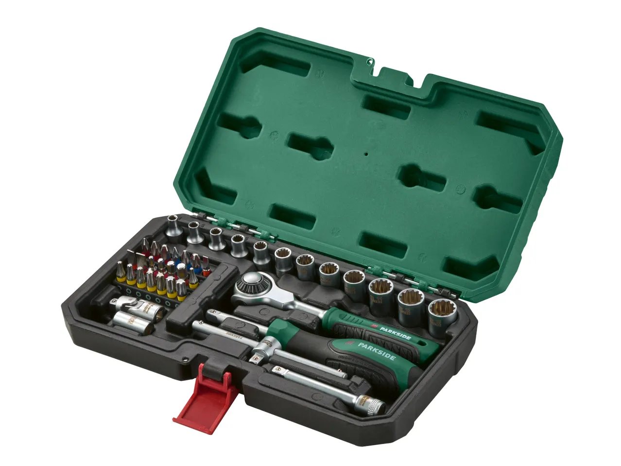 Set chiavi a bussola con cricchetto, 37 o 39 pezzi