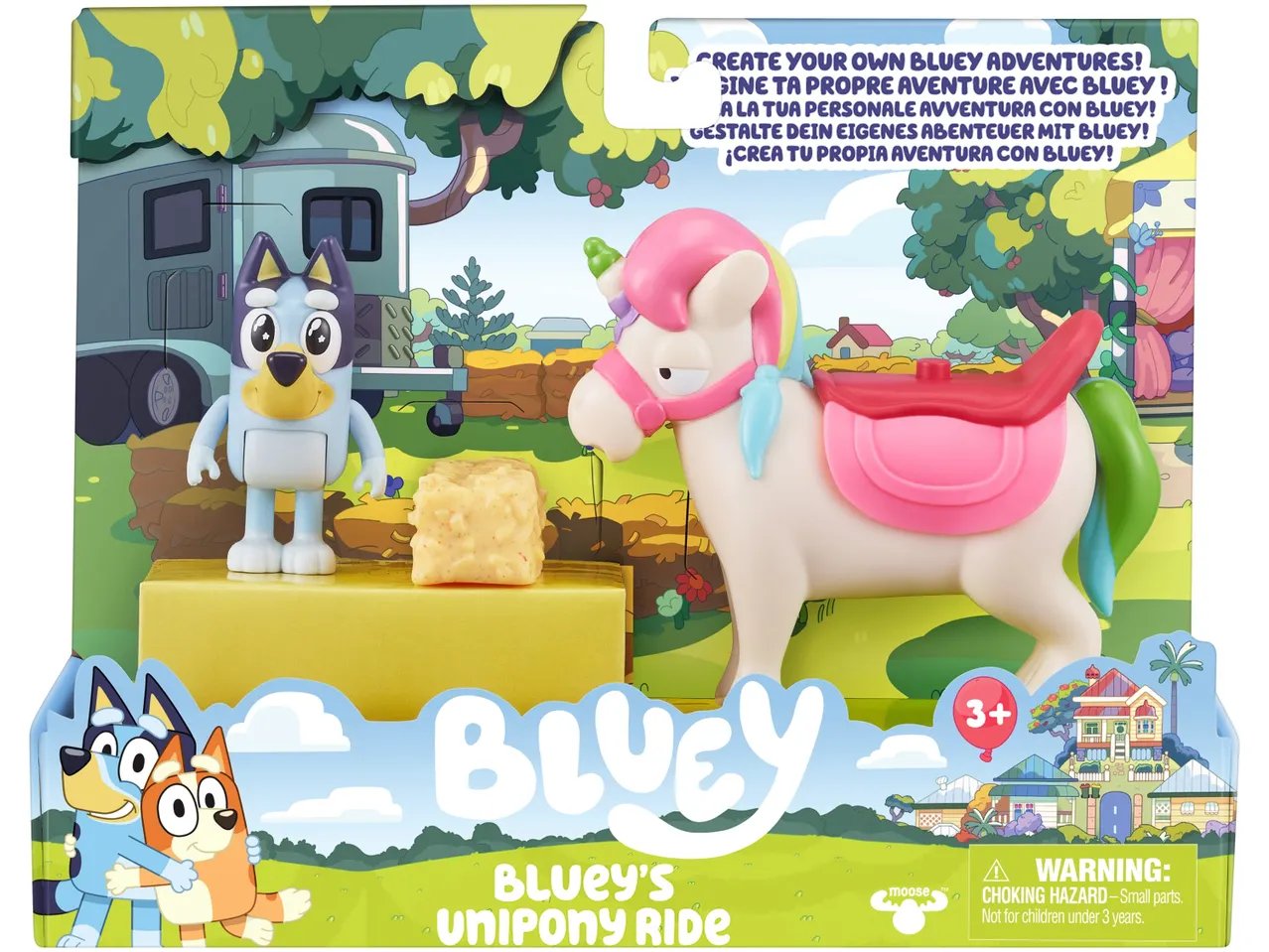 Set gioco con personaggi “Bluey”