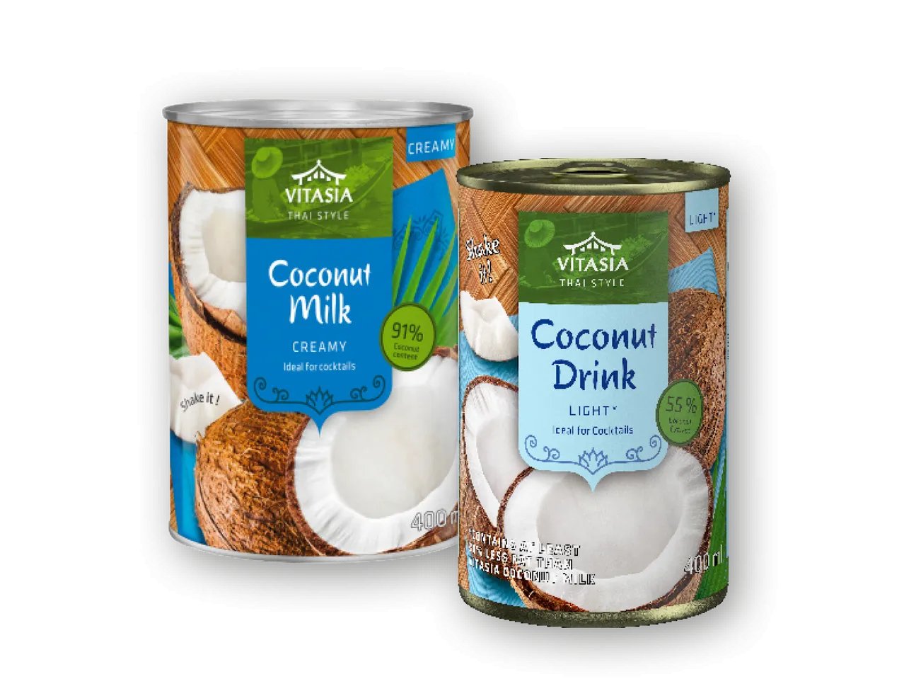 Latte di cocco classico o light