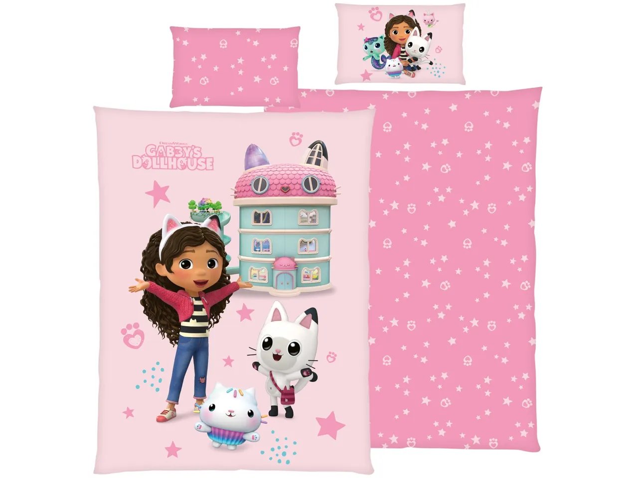 Parure copripiumino per bambini “gabby´s dollhouse”