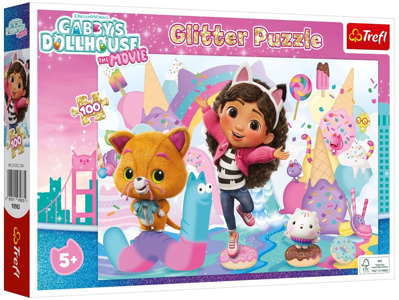 Puzzle per bambini “Gabby's Dollhouse”