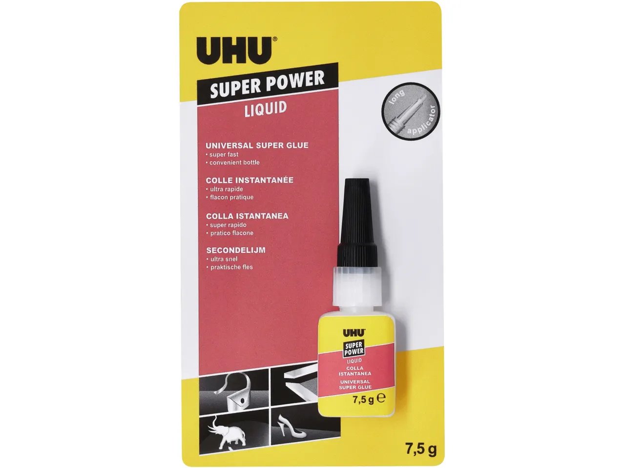 Colla istantanea liquida 7,5 g o gel 2x3 g