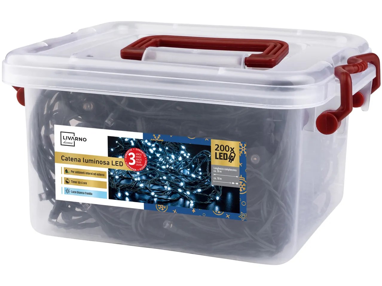 Catena luminosa 200 LED