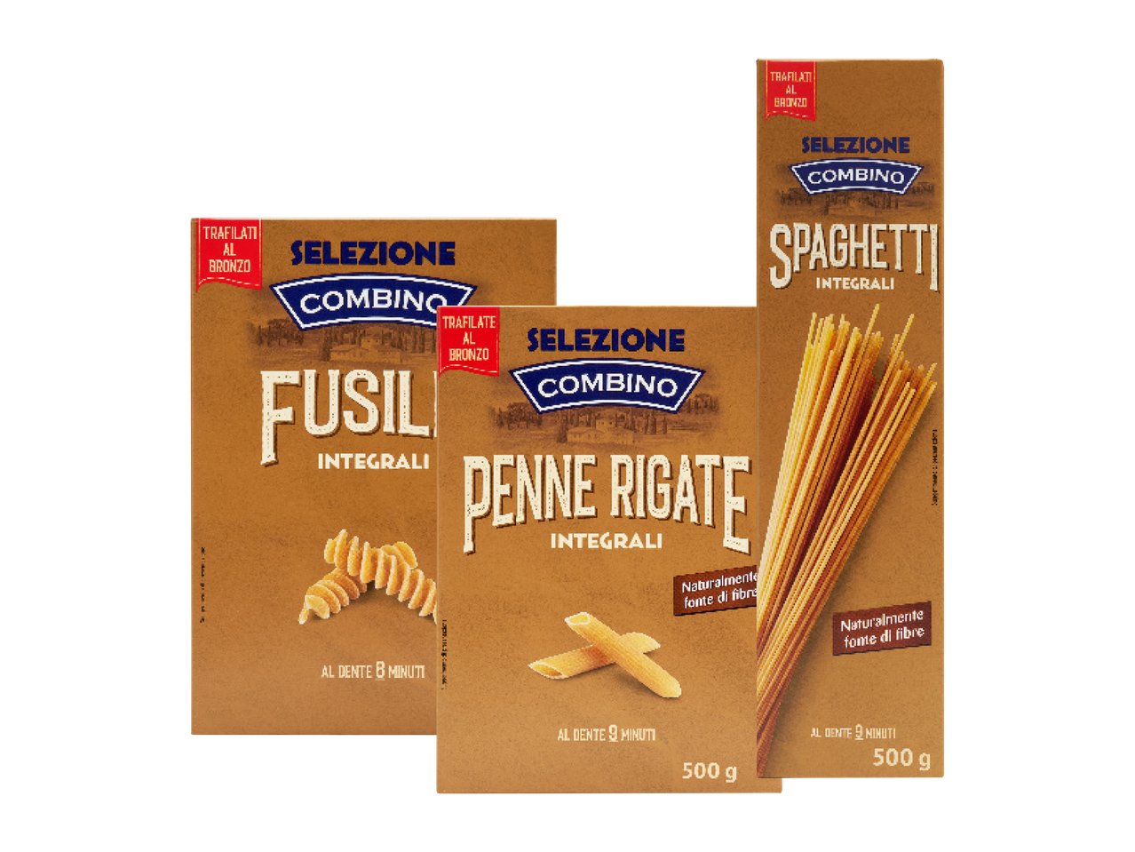 Spaghetti, penne o fusilli integrali