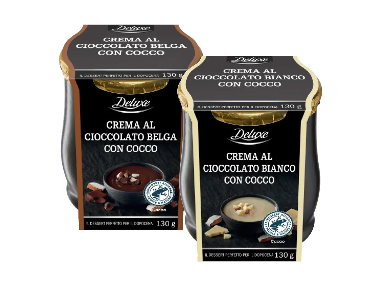 Mousse cioccolato e cocco
