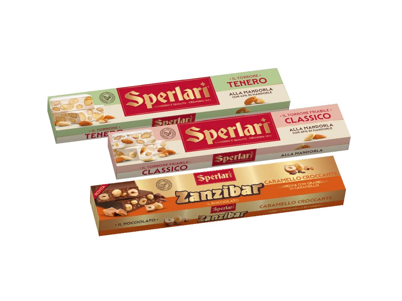 Torrone o Zanzibar caramello croccante
