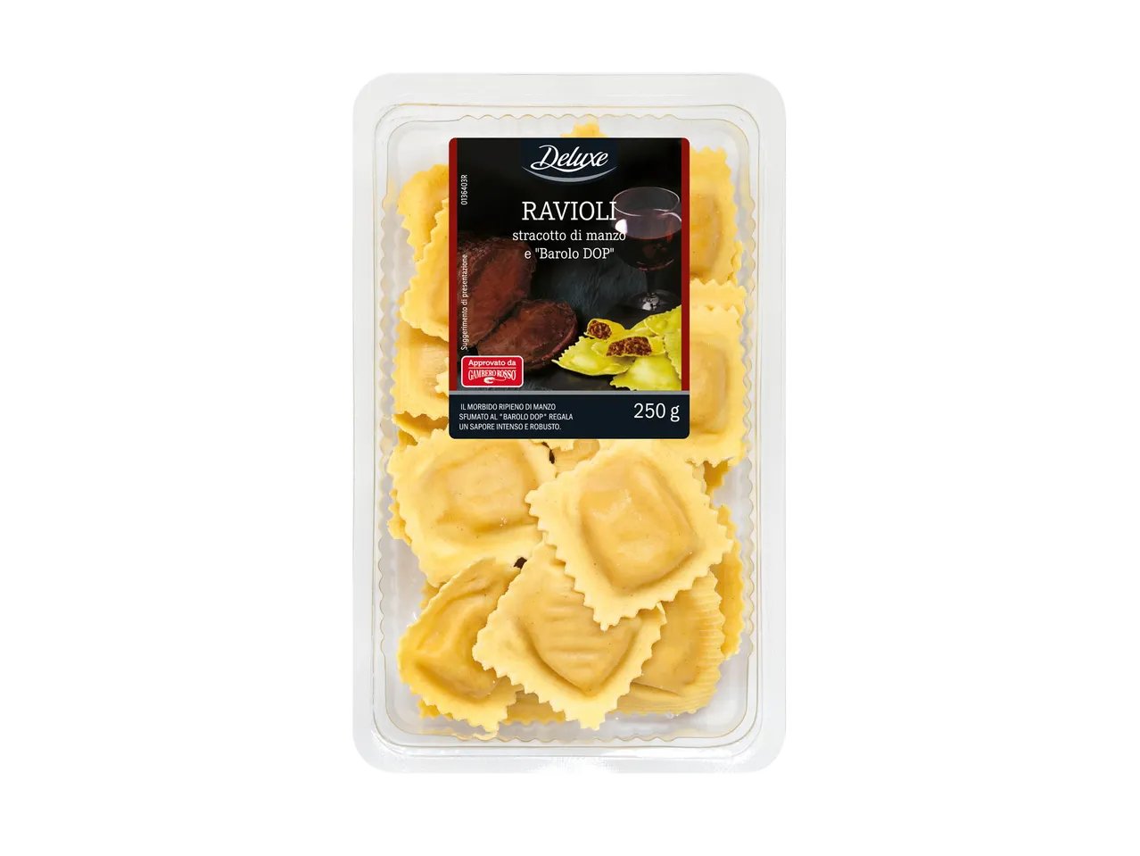 Ravioli stracotto di manzo e "Barolo DOP"