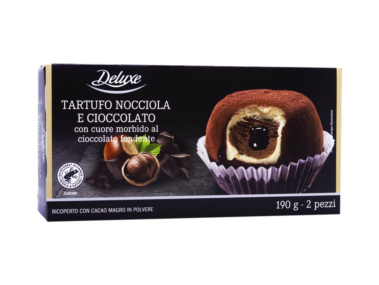Tartufo nocciola e cioccolato