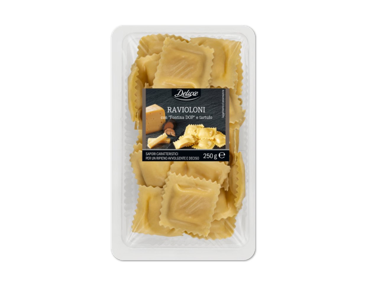 Ravioloni con "Fontina DOP" e tartufo