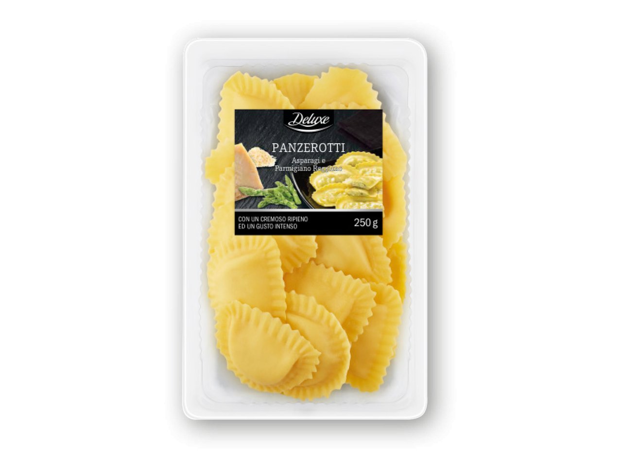 Panzerotti con asparagi e Parmigiano Reggiano