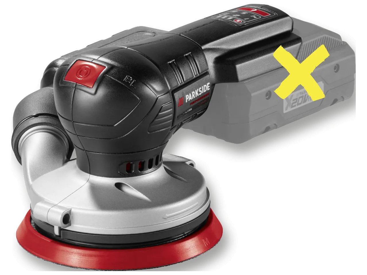 Levigatrice orbitale o smerigliatrice eccentrica ricaricabile