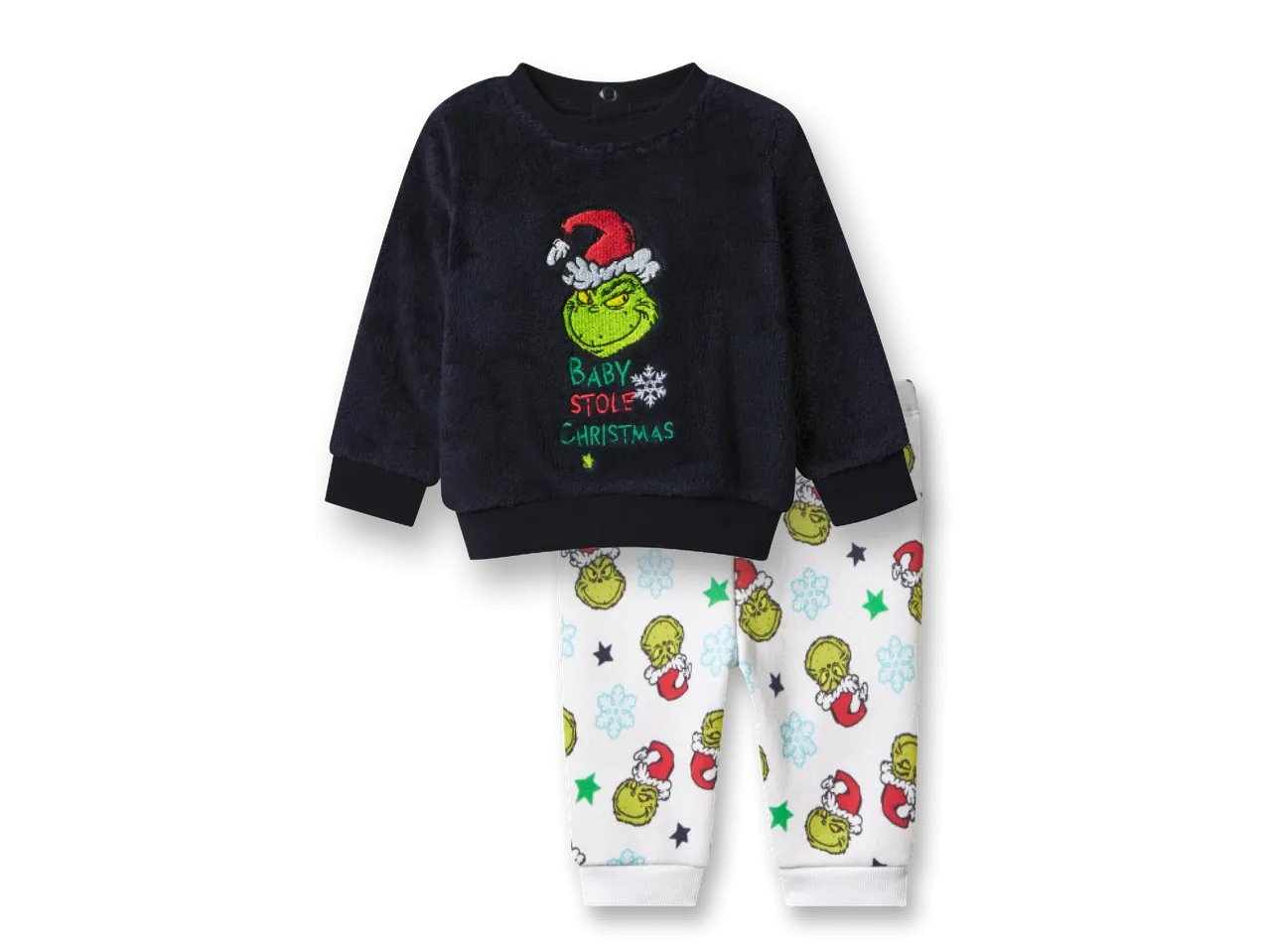 Coordinato da neonati, 2 pezzi “Grinch”