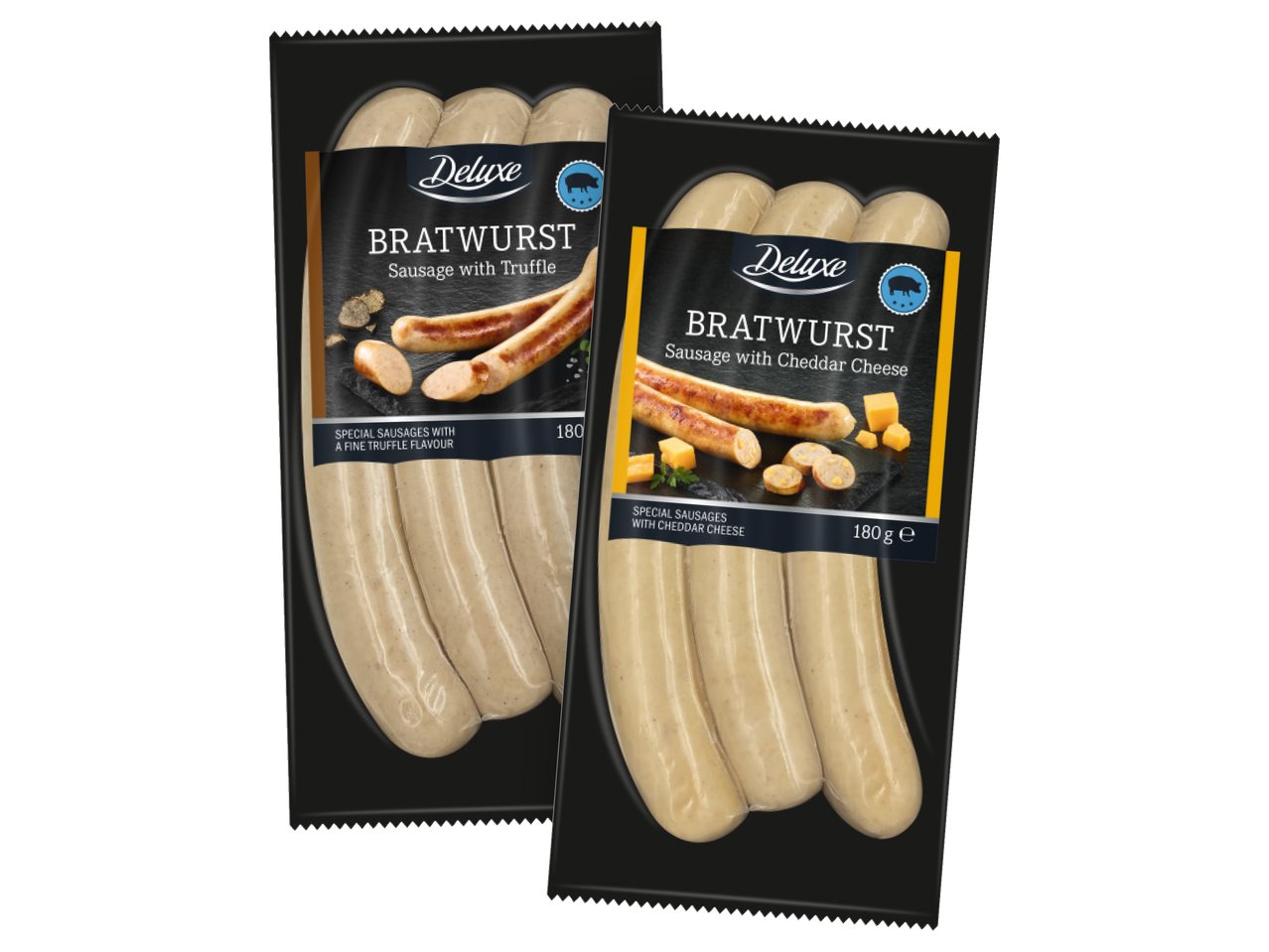 Bratwurst al tartufo o al formaggio