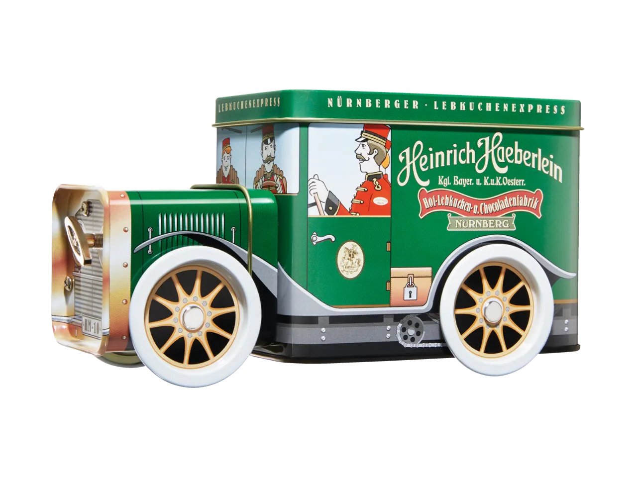 Dolcetti di panspeziato in confezione di latta musicale - Nürnberger Lebkuchen IGP