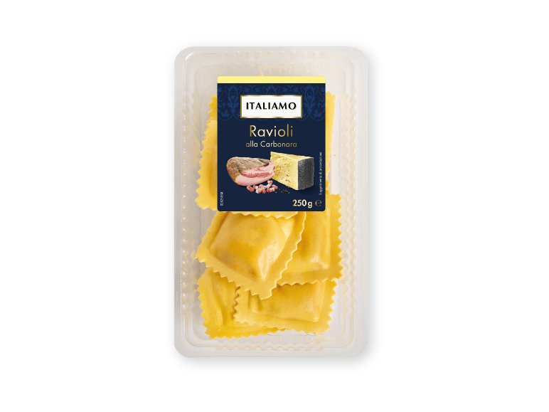 Ravioli alla carbonara