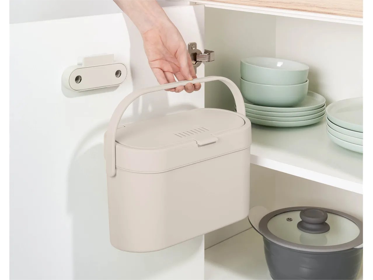 Pattumiera per compostaggio da cucina