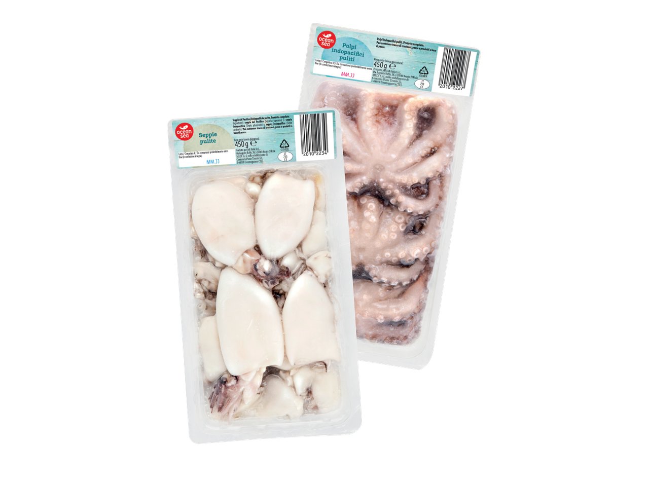 Seppie o polpi assortiti