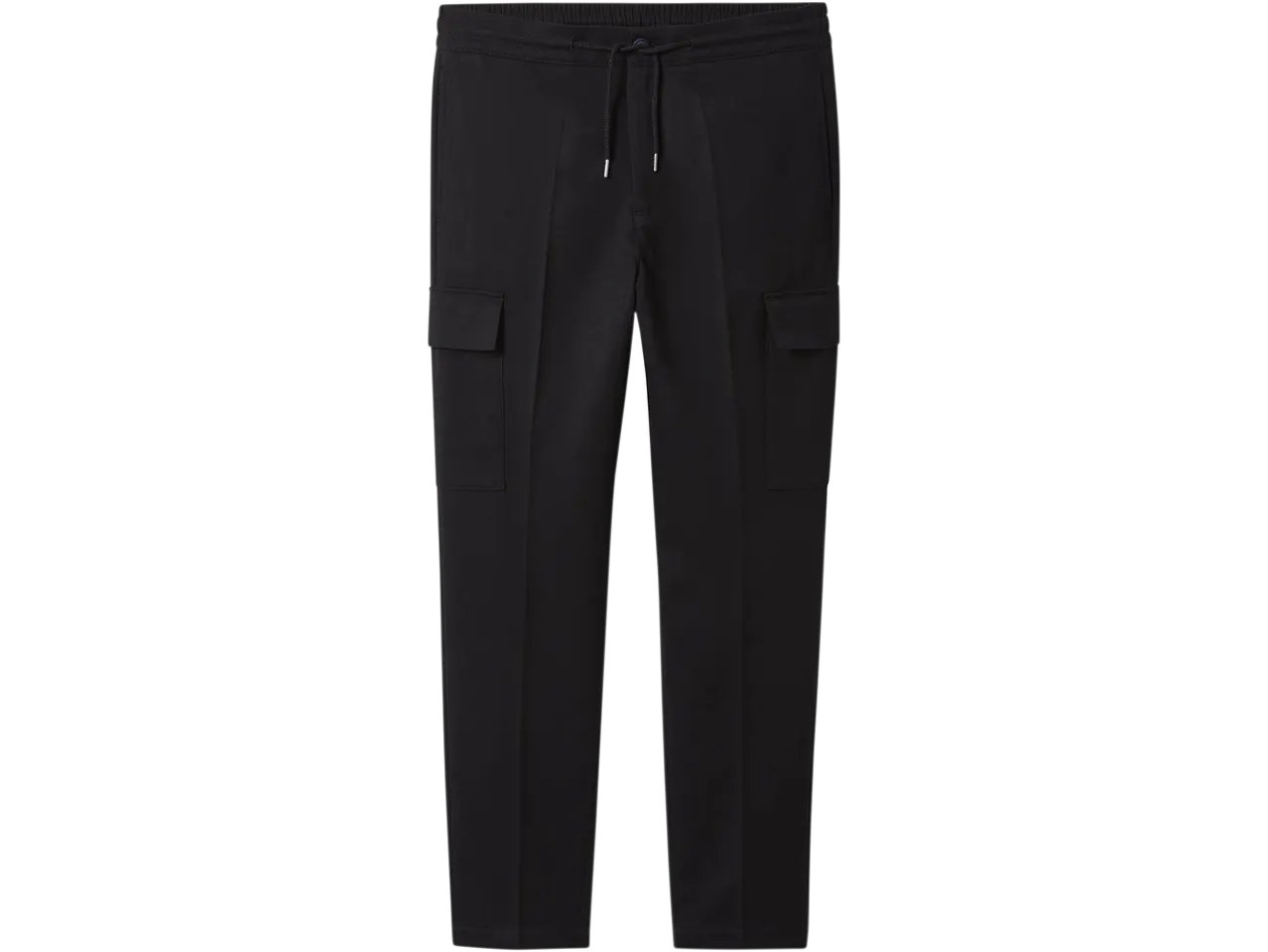 Pantaloni cargo in flanella da uomo