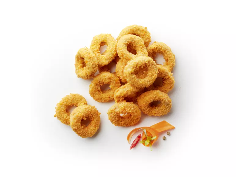 Anelli di pollo croccanti