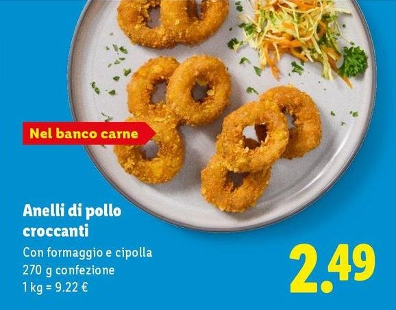 Anelli Di Pollo Croccanti
