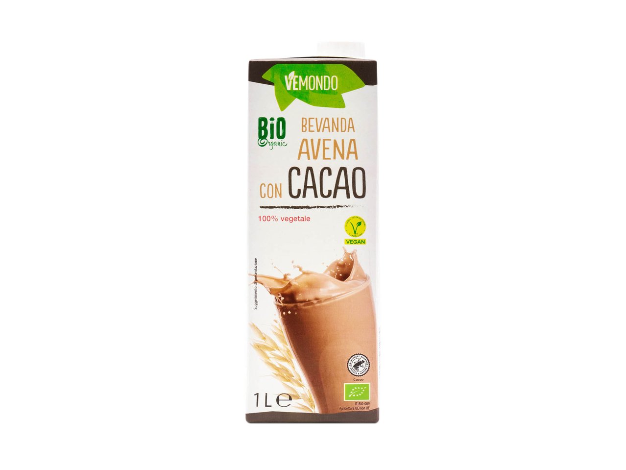 Bevanda biologica avena con cacao