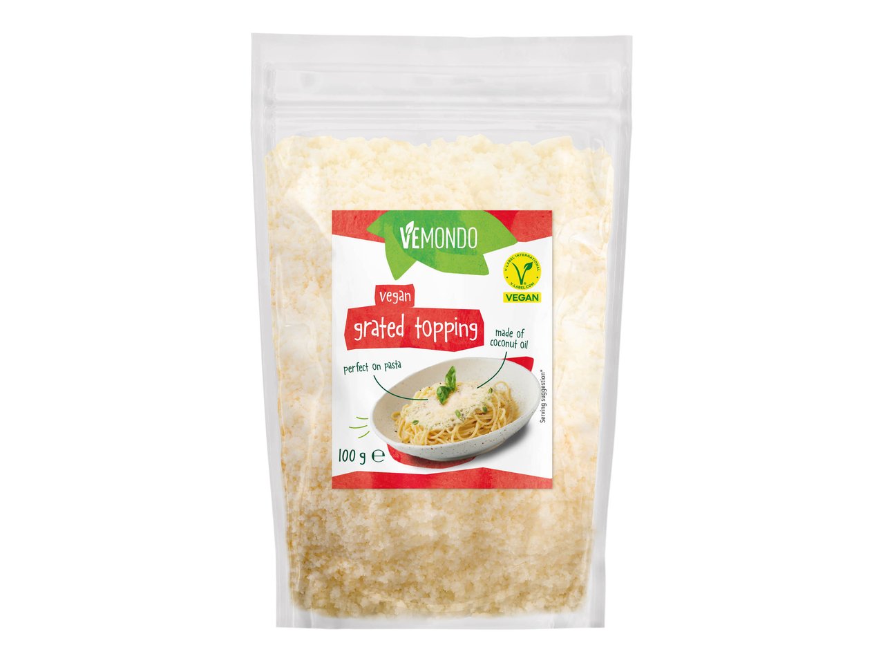 Condimento grattugiato vegano