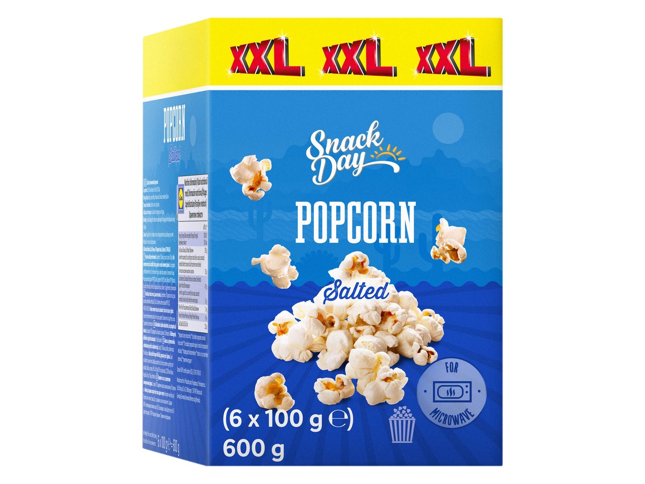 Popcorn salati per microonde