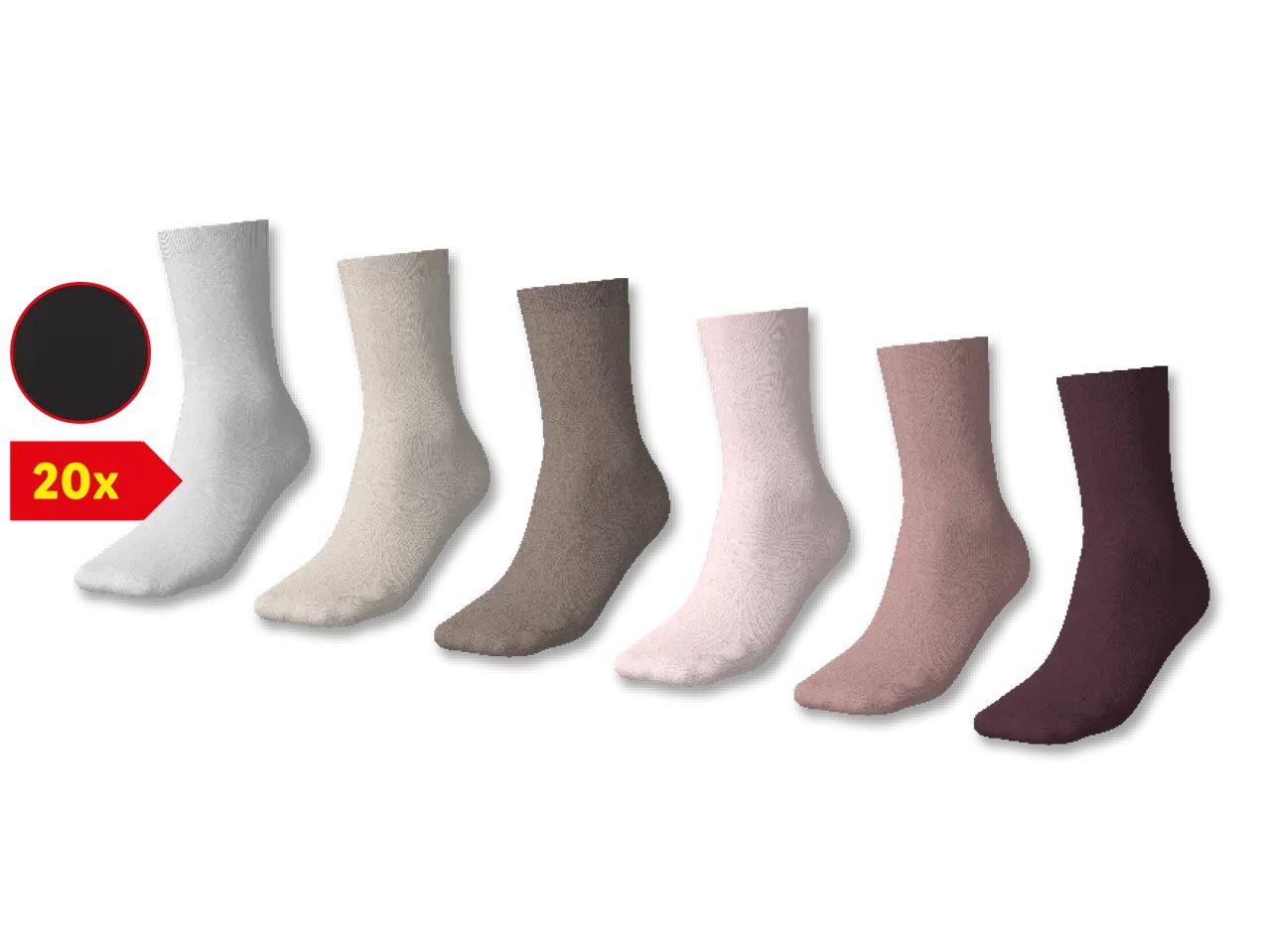Calze da donna, 20 paia