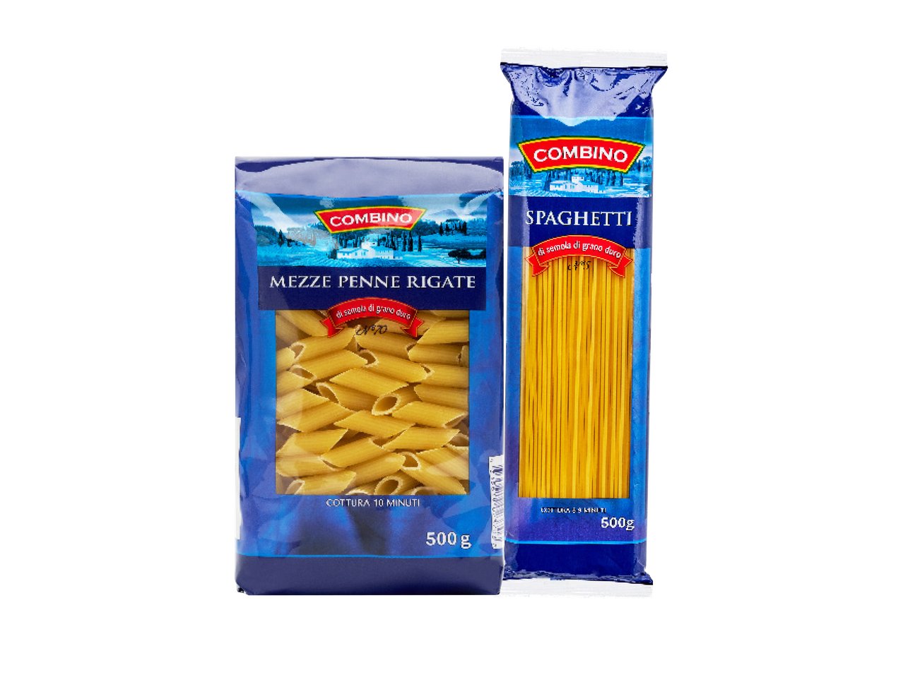 Mezze penne rigate o spaghetti