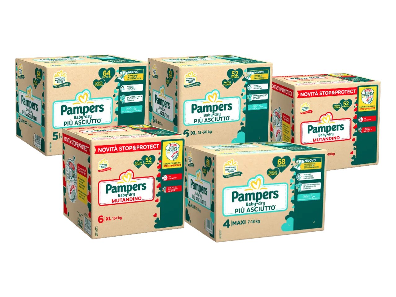Baby Dry quadripacco