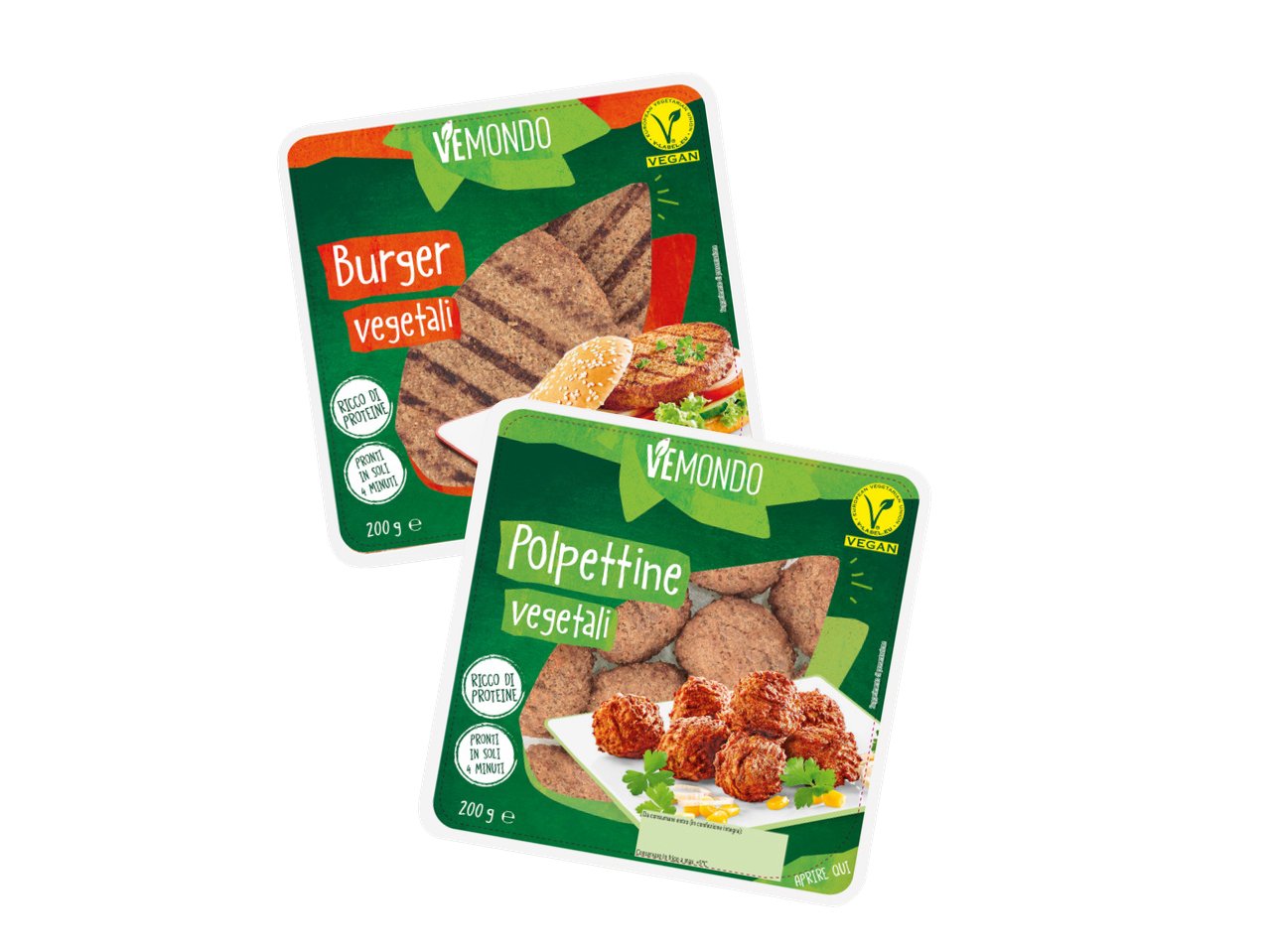 Burger o polpettine vegetali