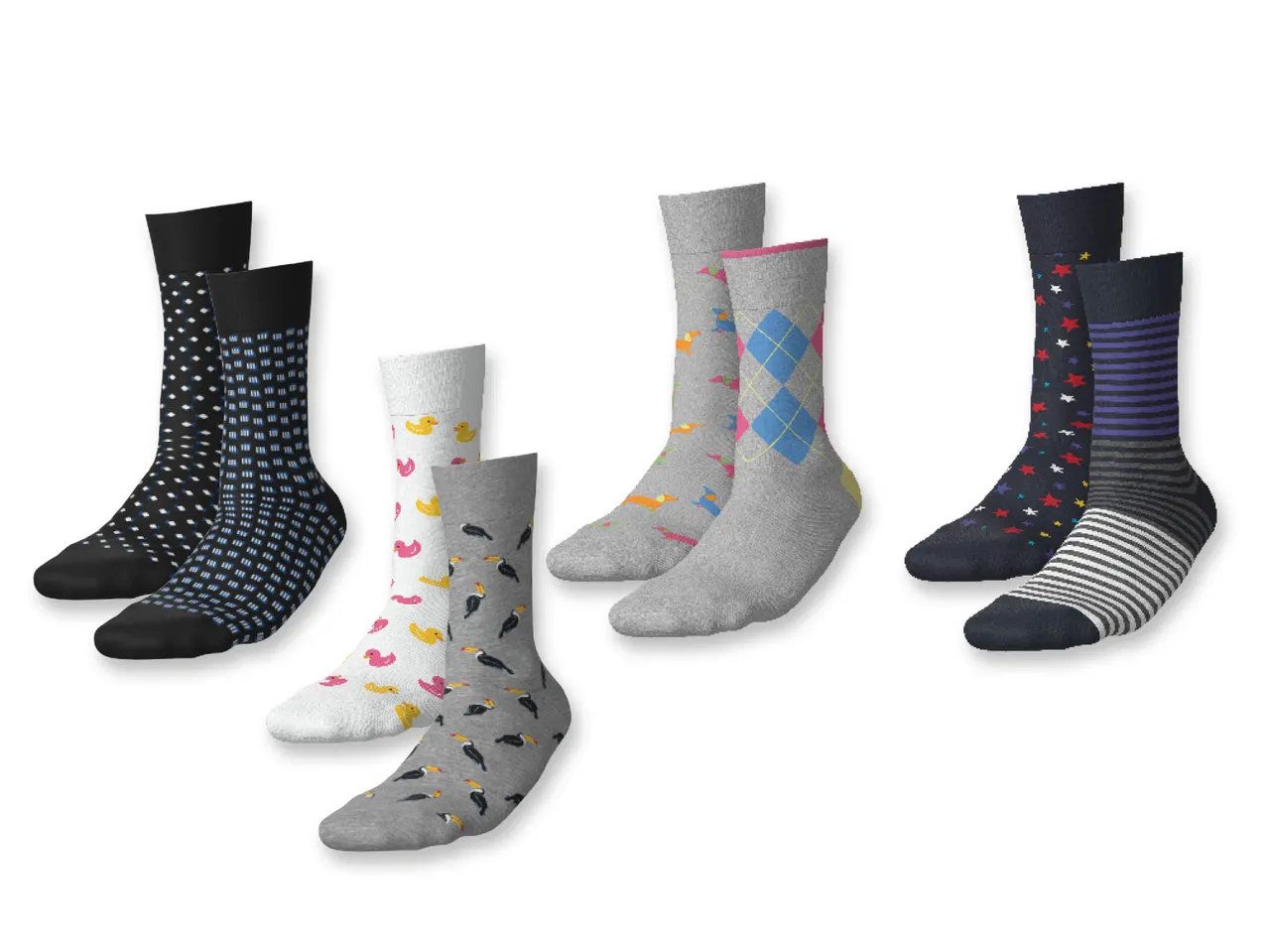 Calzini da uomo o da donna, 2 paia