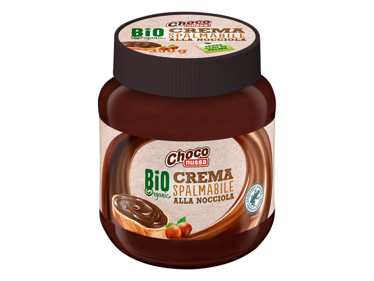 Crema spalmabile alle nocciole bio