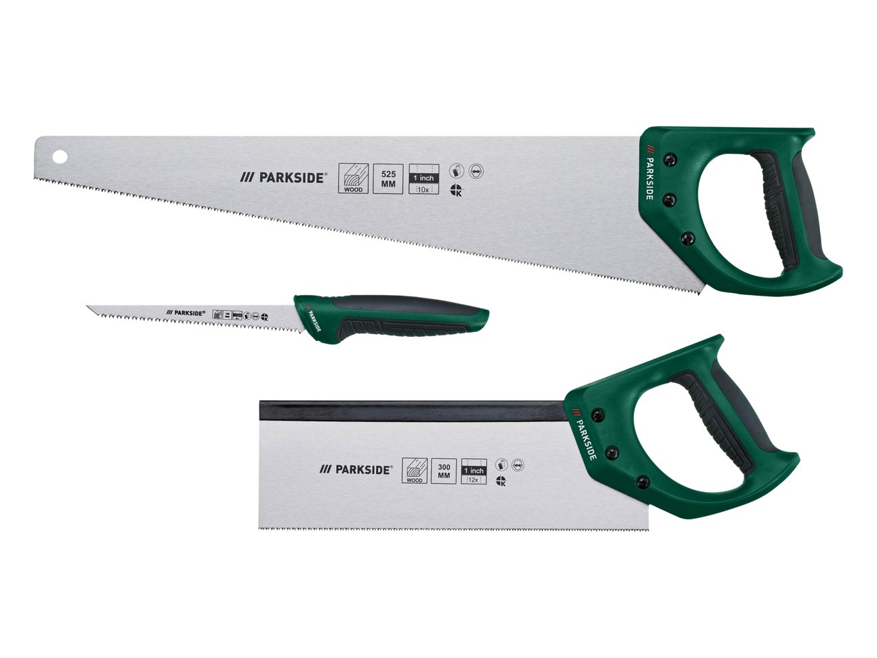 Set seghe, 3 o 6 pezzi