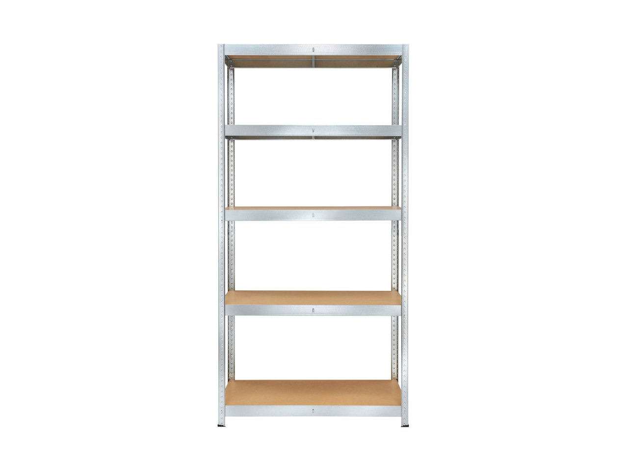 Scaffale in metallo con 5 ripiani, 180x90x40 cm