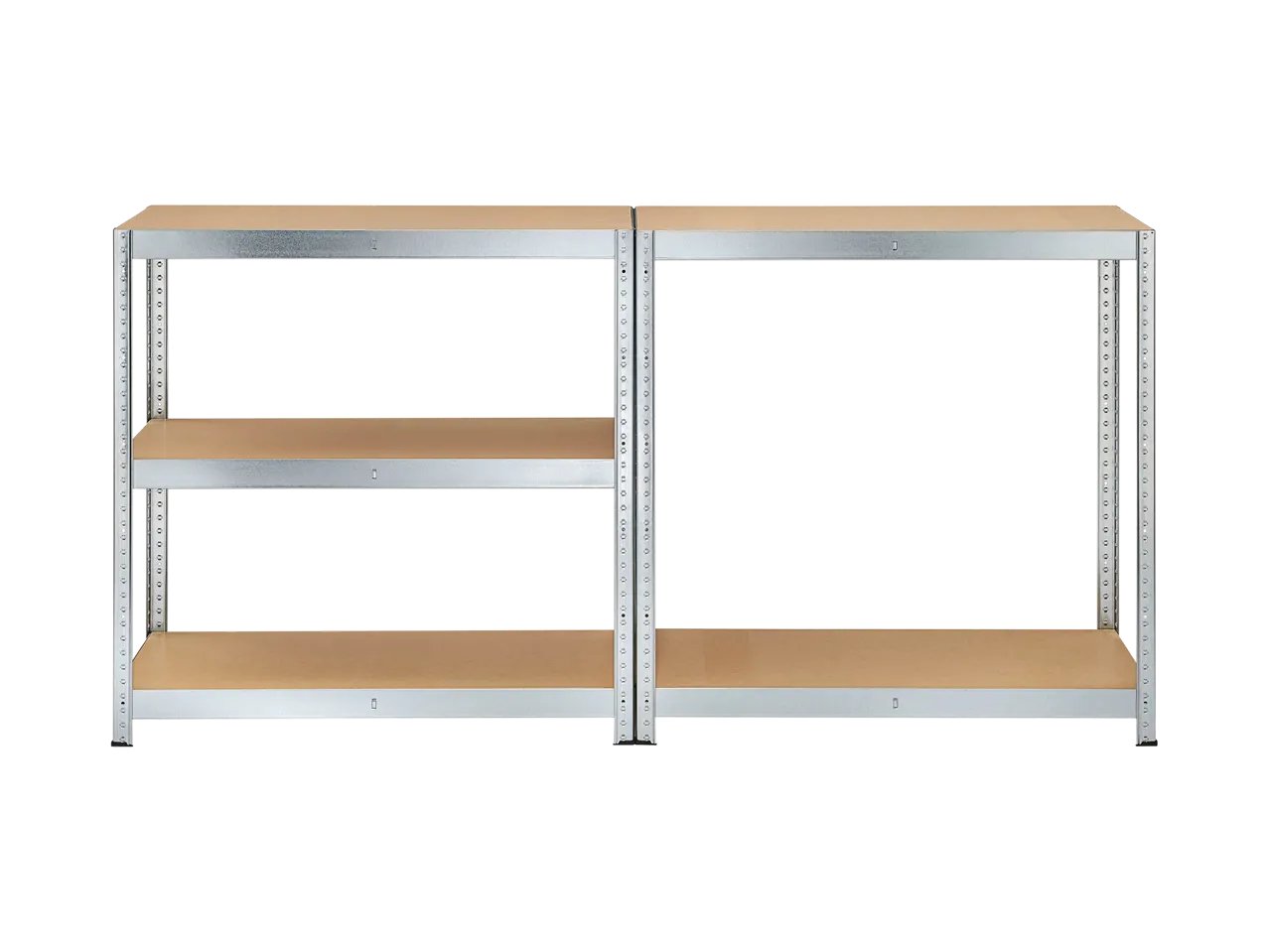 Scaffale in metallo con 5 ripiani, 180x90x40 cm