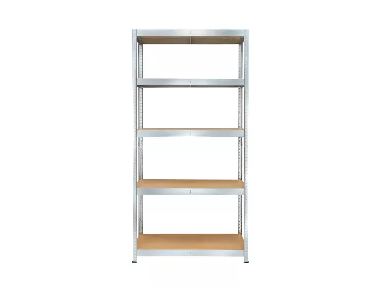 Scaffale in metallo con 5 ripiani, 180x90x40 cm