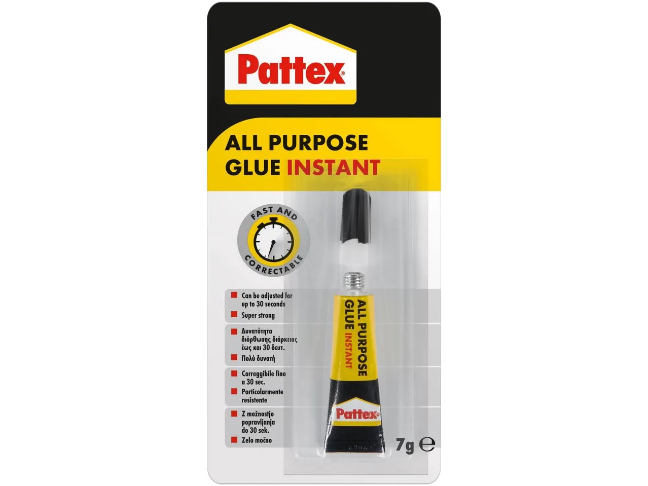 Colla attaccatutto 7g, power repair liquid 20g o adesivo istantaneo liquid 4g