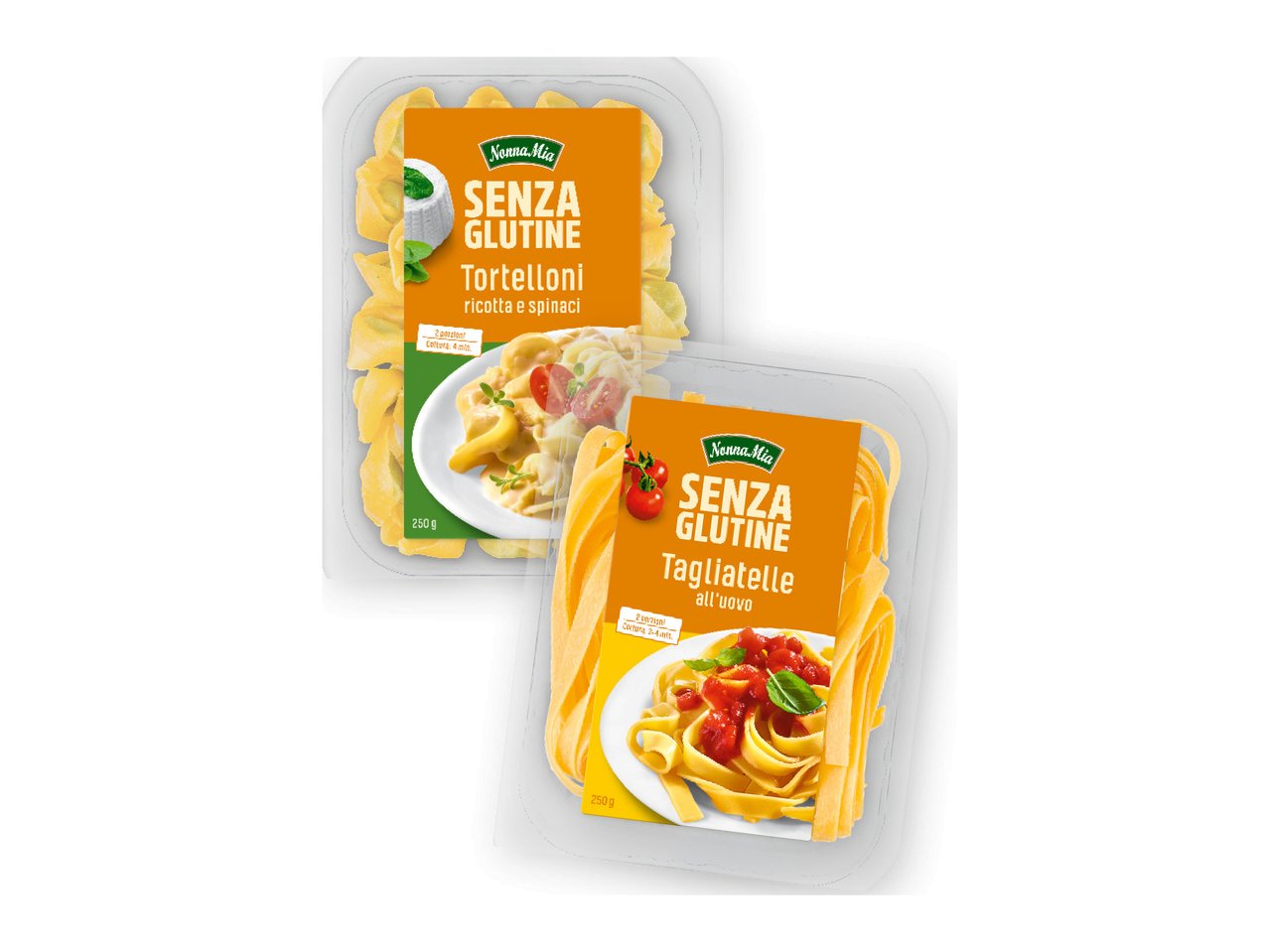 Tortelloni ricotta e spinaci o Tagliatelle