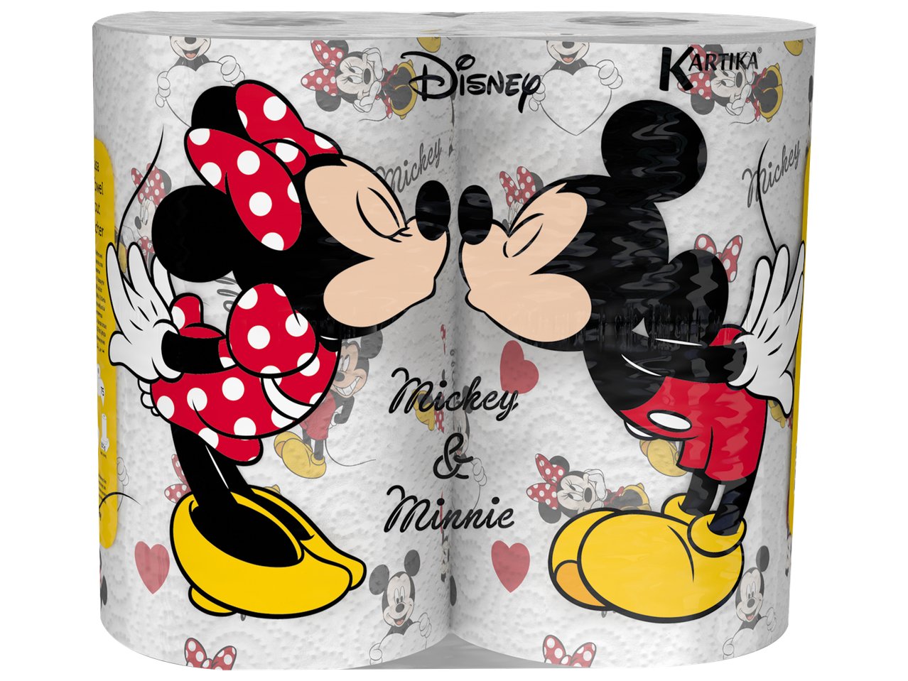 Carta da cucina, 3 veli 2 rotoli Micky Mouse